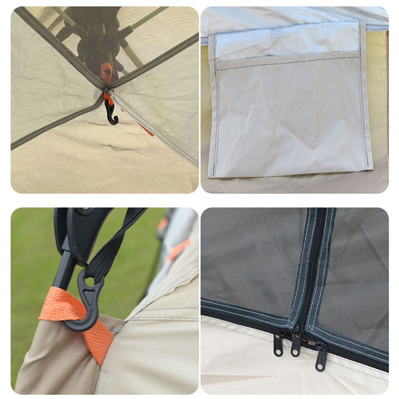 zp-085 Pop Up Tent Waterproof Outdoor 2-People Automatic Setup Instant Big Sun Shelter for Camping Hiking