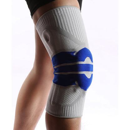 KYNCILOR AB058 Breathable Knee Support Brace Silicone Kneecap for Running Riding Basketball 1/Pc Elastic Knitted Knee Protective Pads