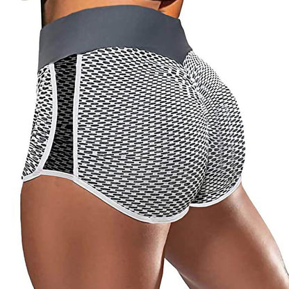 Summer Hollow Out Women Scrunch Butt Lift Shorts High Waisted Pants for Workout Exercise Yoga Gym