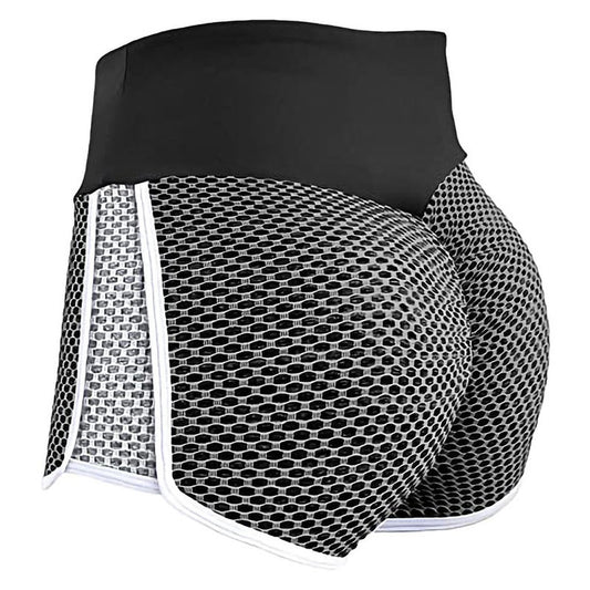 Summer Hollow Out Women Scrunch Butt Lift Shorts High Waisted Pants for Workout Exercise Yoga Gym