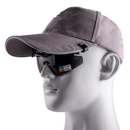 XQ-114A Outdoor Polarized Sports Fishing Glasses Hat Clip Sunglasses UV400 Biking Hiking Golf Eyewear