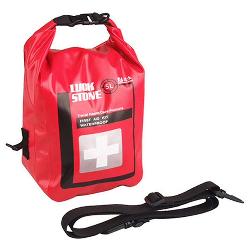 LUCKSTONE 5L First Aid Kit Case Portable Waterproof Emergency Kit Bag for Outdoor Travel