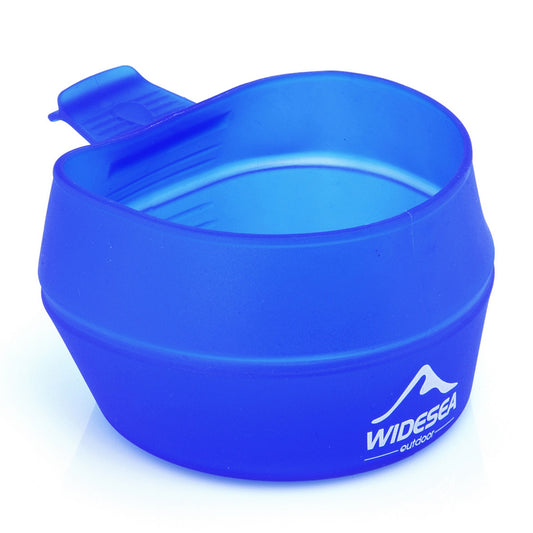 WIDESEA WSCP-250ML Outdoor Travel Camping Picnic Water Cup 250ML TPE Coffee Tea Mug Foldable Cup (BPA Free, No FDA Certification)