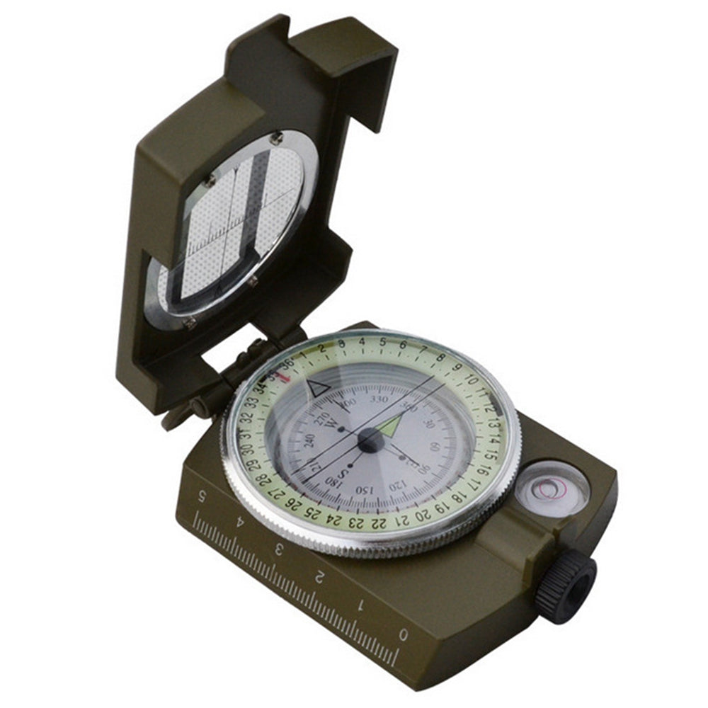 DESERT&FOX Tactical Survival Impact Resistant Sighting Compass Camping Accessories with Lanyard