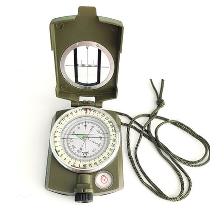 DESERT&FOX Tactical Survival Impact Resistant Sighting Compass Camping Accessories with Lanyard