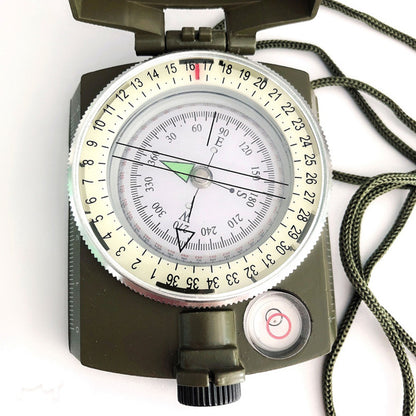 DESERT&FOX Tactical Survival Impact Resistant Sighting Compass Camping Accessories with Lanyard