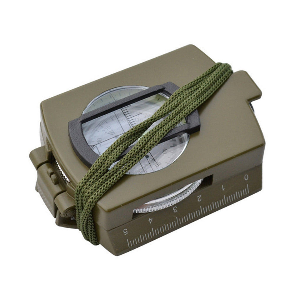 DESERT&FOX Tactical Survival Impact Resistant Sighting Compass Camping Accessories with Lanyard