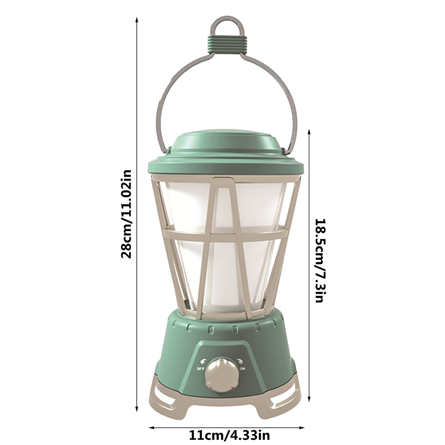 MY-88071 Retro LED Lamp Portable Outdoor Camping Lantern Light USB Rechargeable Solar Charging Tent Light Decorative Garden Lamp