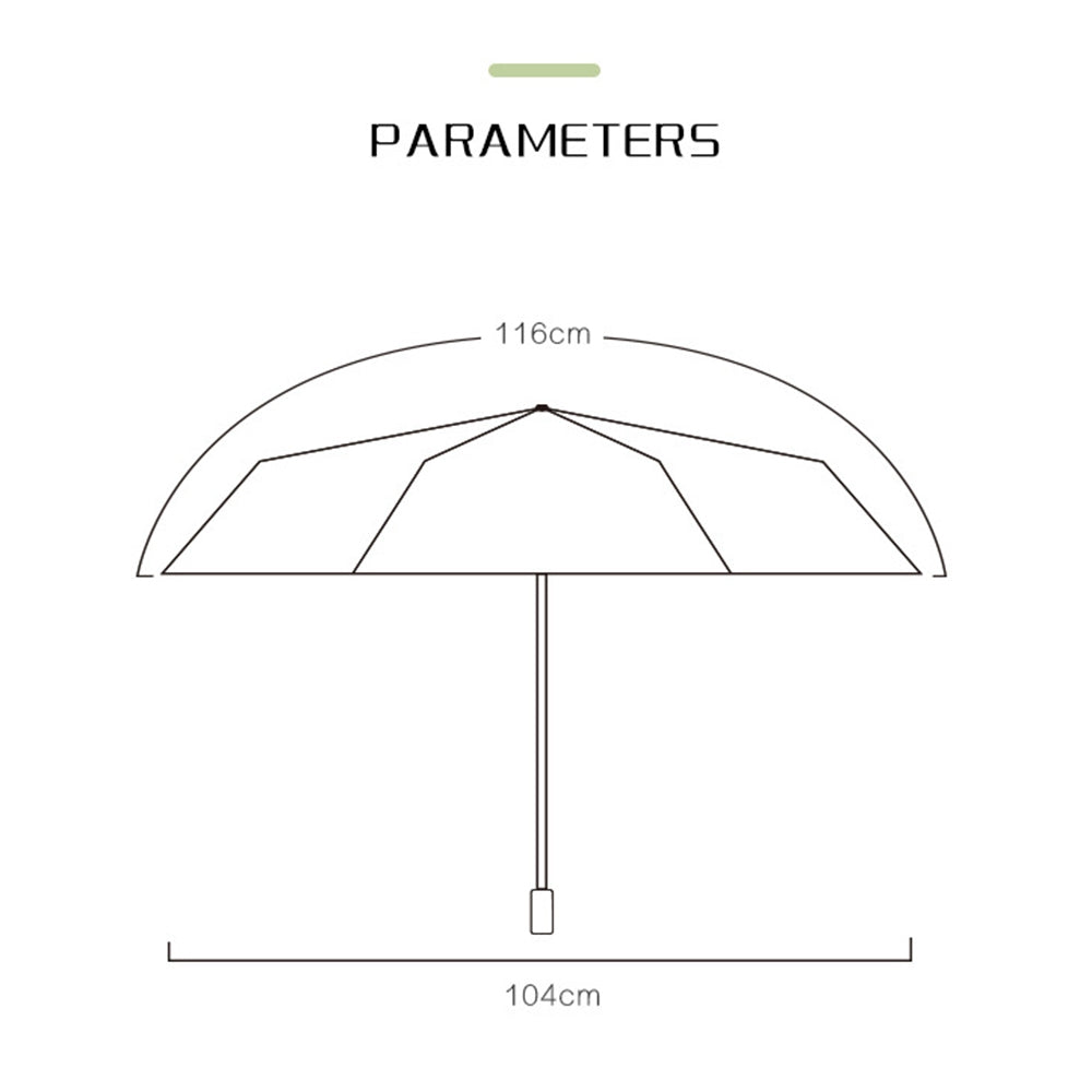 Reflective Automatic Umbrella Sun-proof Rainproof Dual-use Folding Reverse Type Umbrella Large UV Protection Umbrella