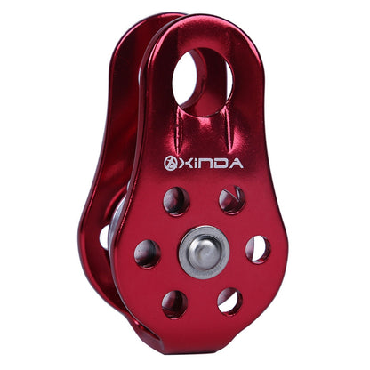 XINDA XD-8610 Climbing Pulley Aluminium Alloy Climbing Fixed Mountaineering Rope Rock Climbing Pulley Safety Outdoor Tool