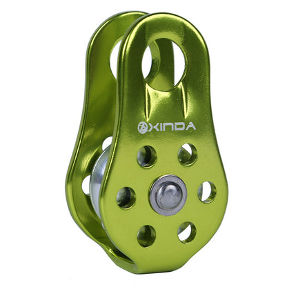 XINDA XD-8610 Climbing Pulley Aluminium Alloy Climbing Fixed Mountaineering Rope Rock Climbing Pulley Safety Outdoor Tool