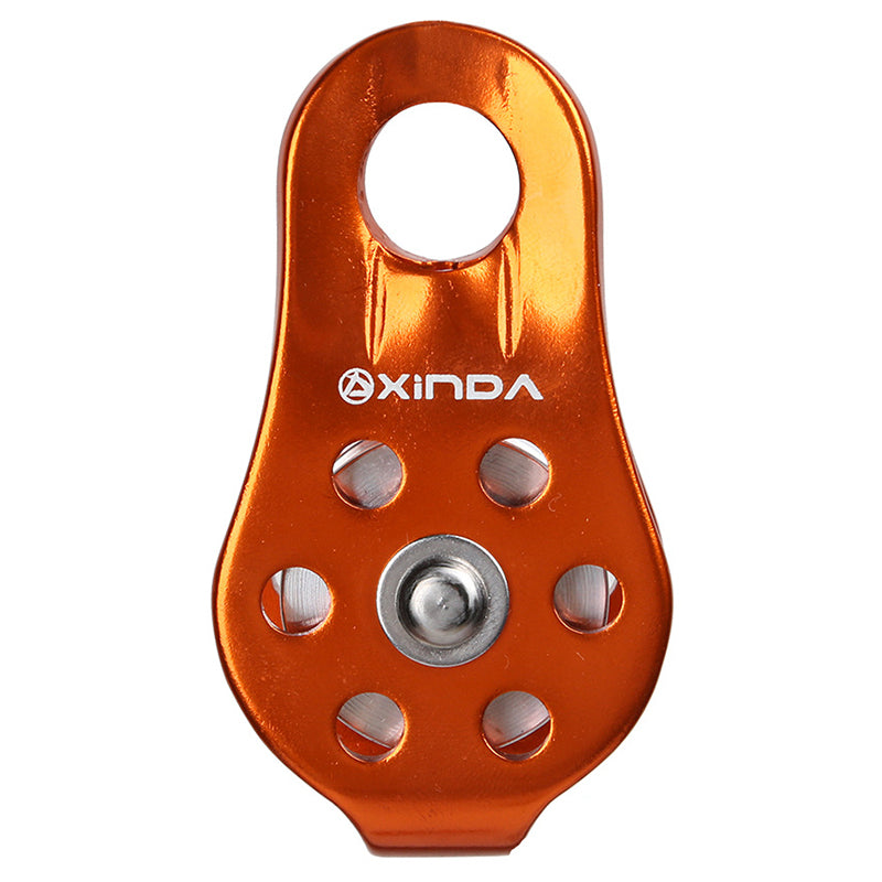 XINDA XD-8610 Climbing Pulley Aluminium Alloy Climbing Fixed Mountaineering Rope Rock Climbing Pulley Safety Outdoor Tool