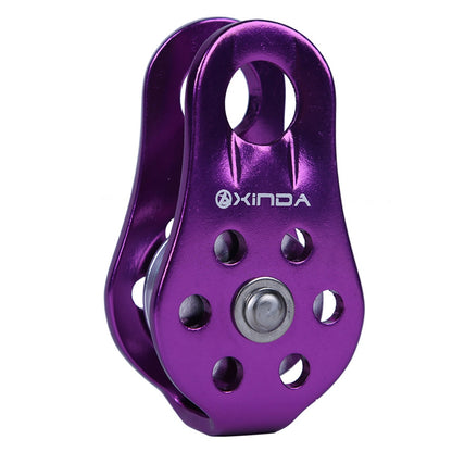 XINDA XD-8610 Climbing Pulley Aluminium Alloy Climbing Fixed Mountaineering Rope Rock Climbing Pulley Safety Outdoor Tool