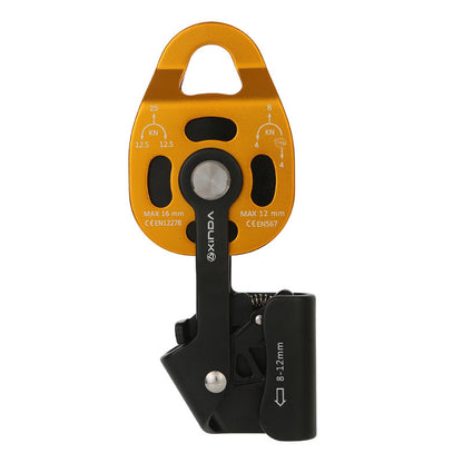 XINDA XD-8620 One-way Lifting Pulley Heavy Objects Pull-up Tool Ascenders Lifter Drag Lifting Equipment