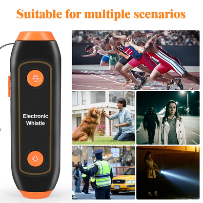 Safety Whistle Lantern Referees Electronic Whistle SOS Light Flashlight Emergency Camping Lamp Instructors Whistle