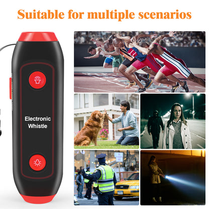 Safety Whistle Lantern Referees Electronic Whistle SOS Light Flashlight Emergency Camping Lamp Instructors Whistle