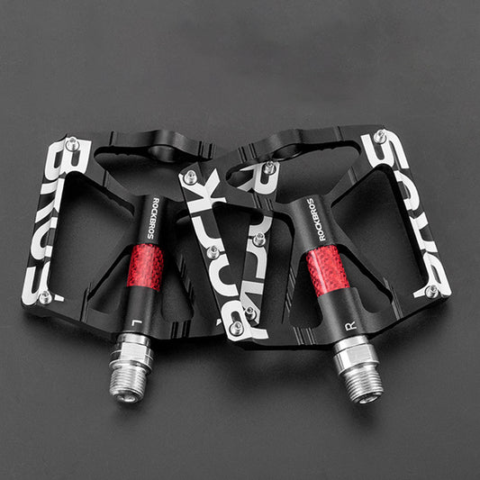 ROCKBROS K307T Ultralight Cycling Pedals Wide Platform MTB Mountain Bike Reflective Bicycle Bearing Pedals