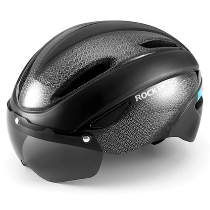 ROCKBROS WT-018S Bicycle Helmet Breathable MTB Road Bike Cycling Helmet with Goggles Lens