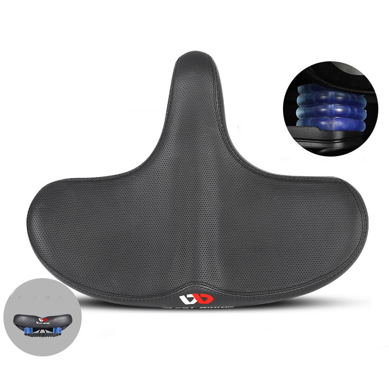 WEST BIKING YP0801125 Shockproof Breathable Mountain Bike MTB Road Bicycle Large Saddle Seat Cushion