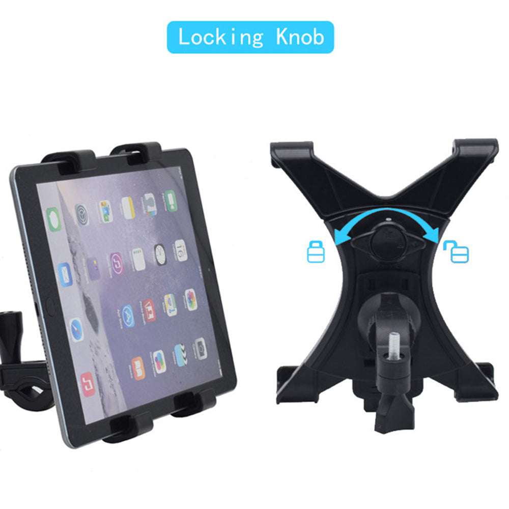 Universal 3.5-12 inch Motorcycle Bicycle Holder Mount Bracket Adjustable Tablet Stand