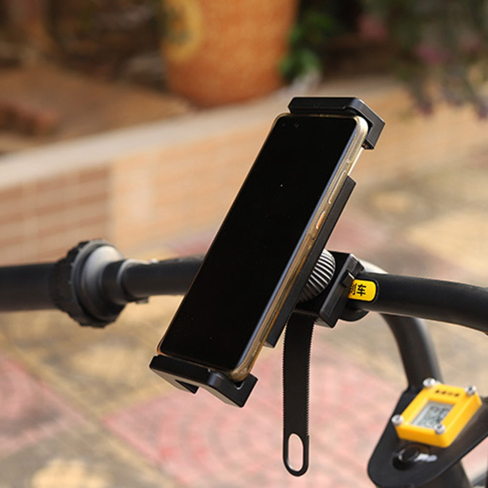 B008 360 Degrees Rotatable Motorcycle Bicycle Electric Bike Handlebar Phone Holder Tablet Cellphone Mount Bracket