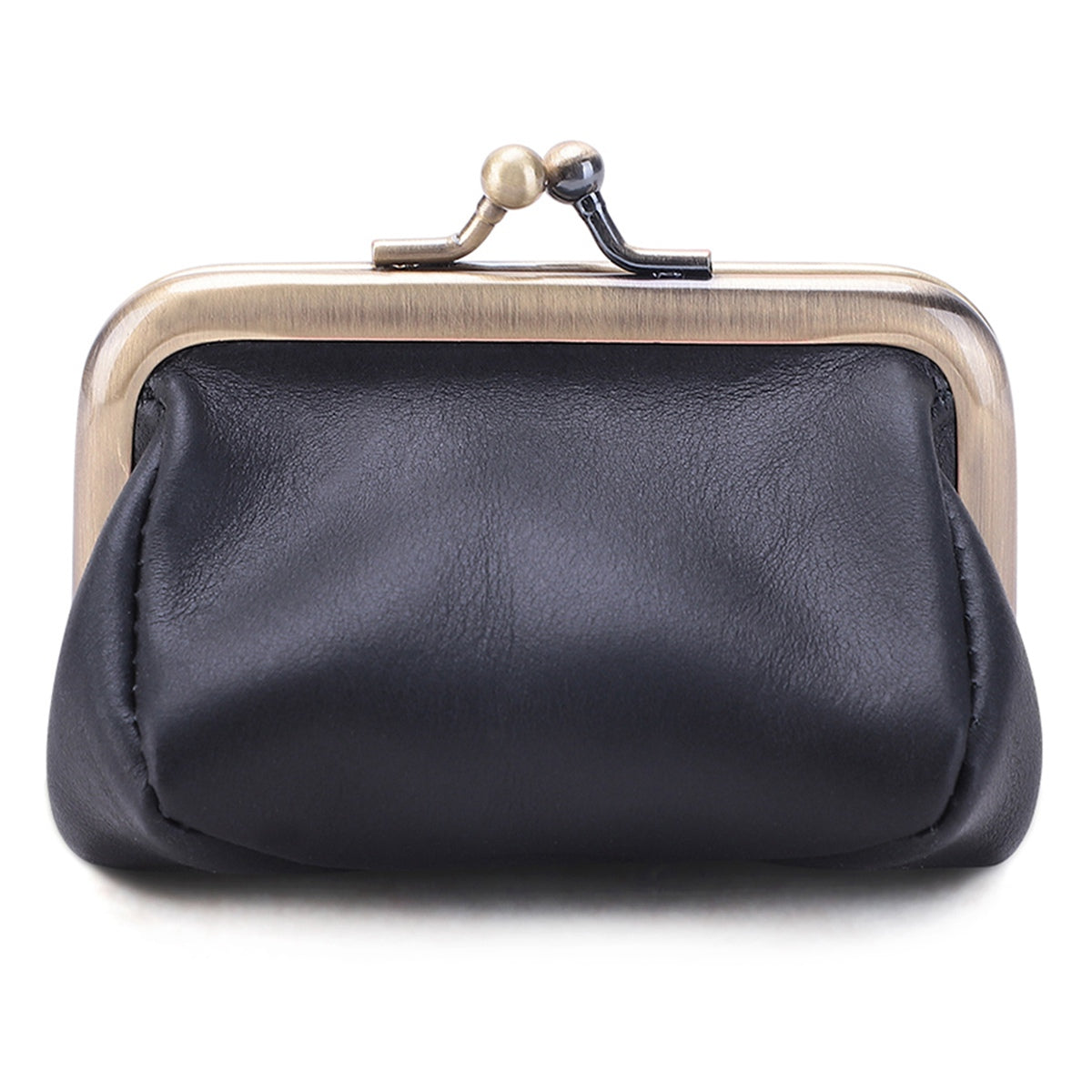 K095 Retro Handmade Coin Purse Clutch Money Bag Top Layer Cowhide Women Girl Wallet