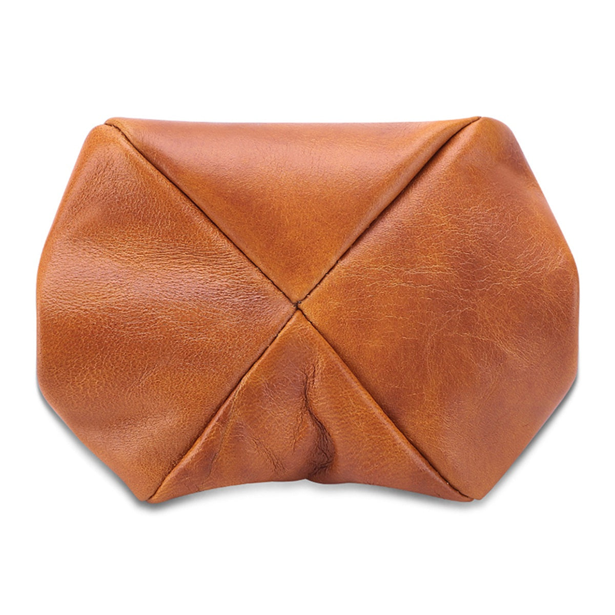 K095 Retro Handmade Coin Purse Clutch Money Bag Top Layer Cowhide Women Girl Wallet