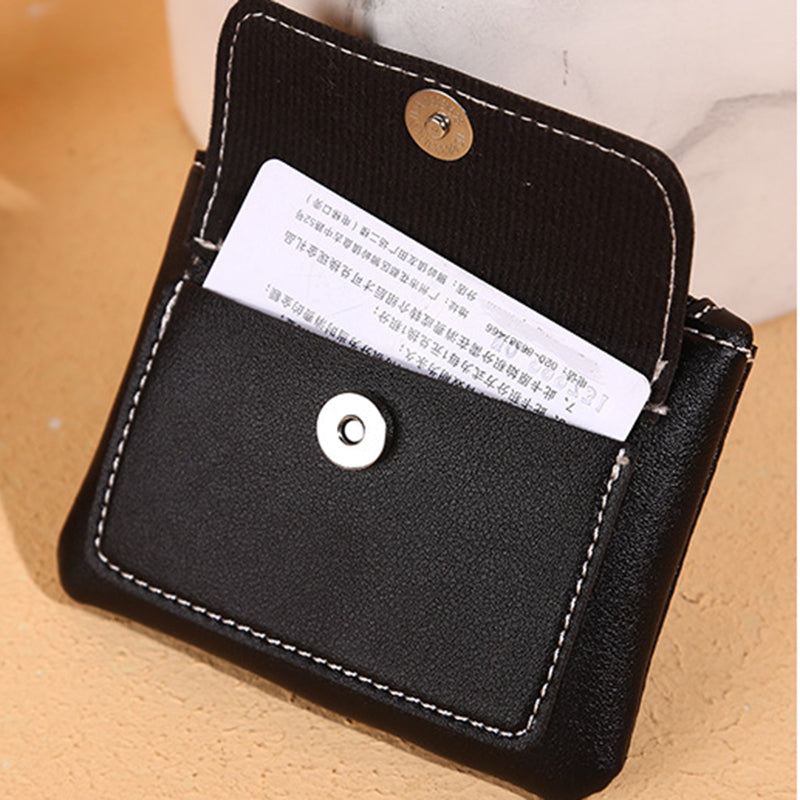 56 Women&#39;s Wallet PU Leather Coin Purse Zipper Compact Size Pouch Change Card Key Storage Bag