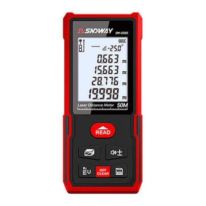 SNDWAY SW-DS50 50M Laser Rangefinder Distance Meter Digital Ruler Laser Tape (No Battery)