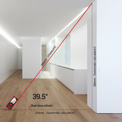 SNDWAY SW-DS50 50M Laser Rangefinder Distance Meter Digital Ruler Laser Tape (No Battery)