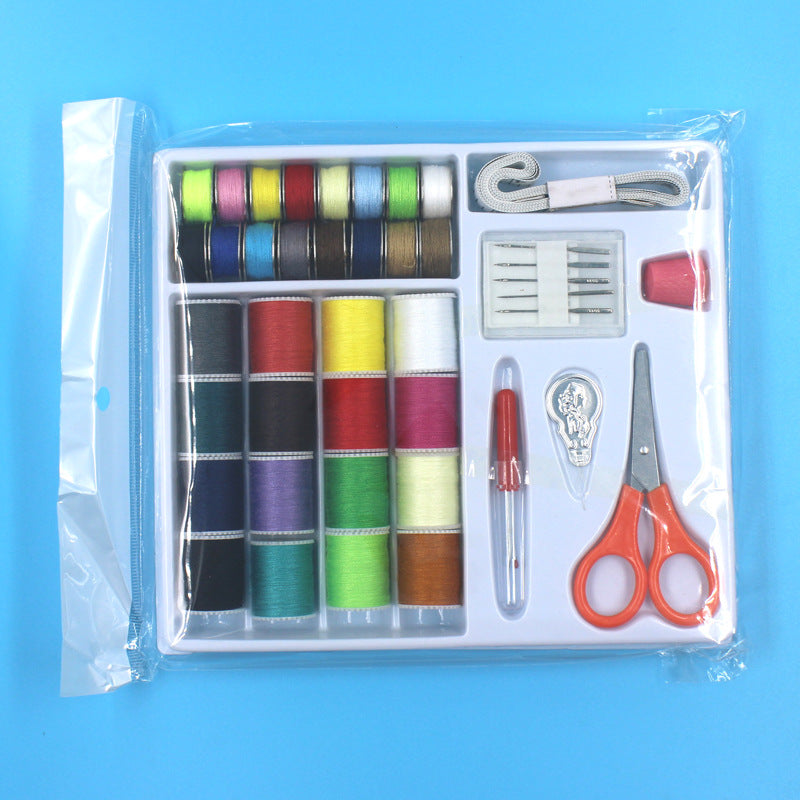 Sewing Needle Thread Kit 16-Color Threads Hand Sewing Supplies Set for Adults Beginners Sew Repair Kit