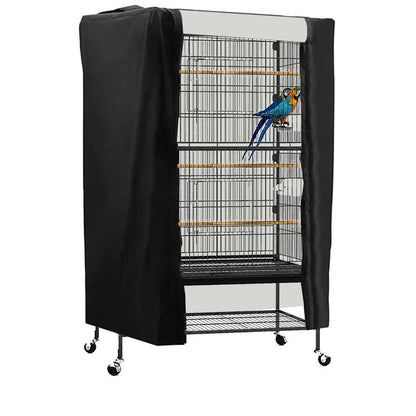 KG0210 80x54x120CM Universal Large Bird Cage Cover Black-Out Small Animal Cage Protection Cover for Pets Good Night