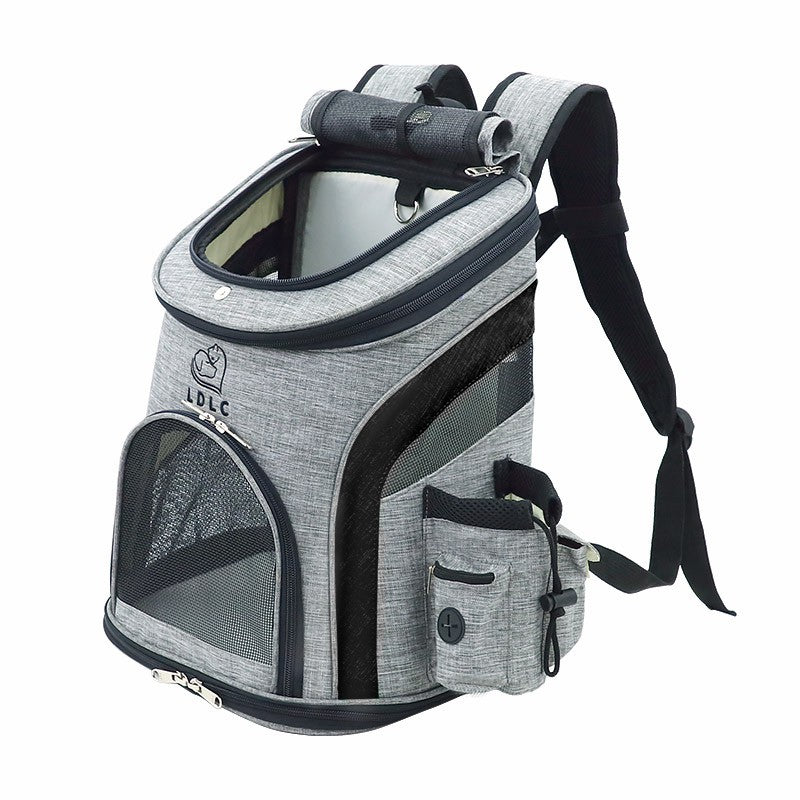 QS-003-M Pet Dog Backpack Breathable Mesh Shoulder Bag Travel Cat Carrier