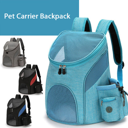 Foldable Pet Cat Carrier Bag Breathable Travel Outdoor Multifunctional Backpack, Size S