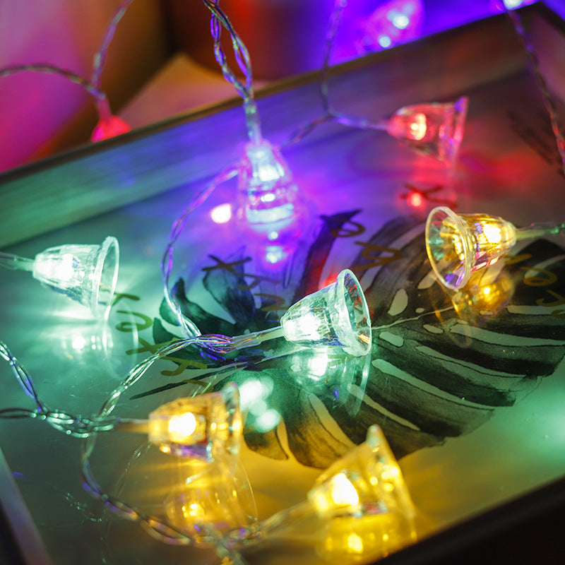 4m 40 LED String Light Christmas Wedding Party Waterproof Bell Shaped Garland with Empty Battery Box