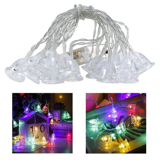 2m 10 LED String Light Bell Shape Christmas Lamp Wedding Holiday Party Xmas Tree Decoration