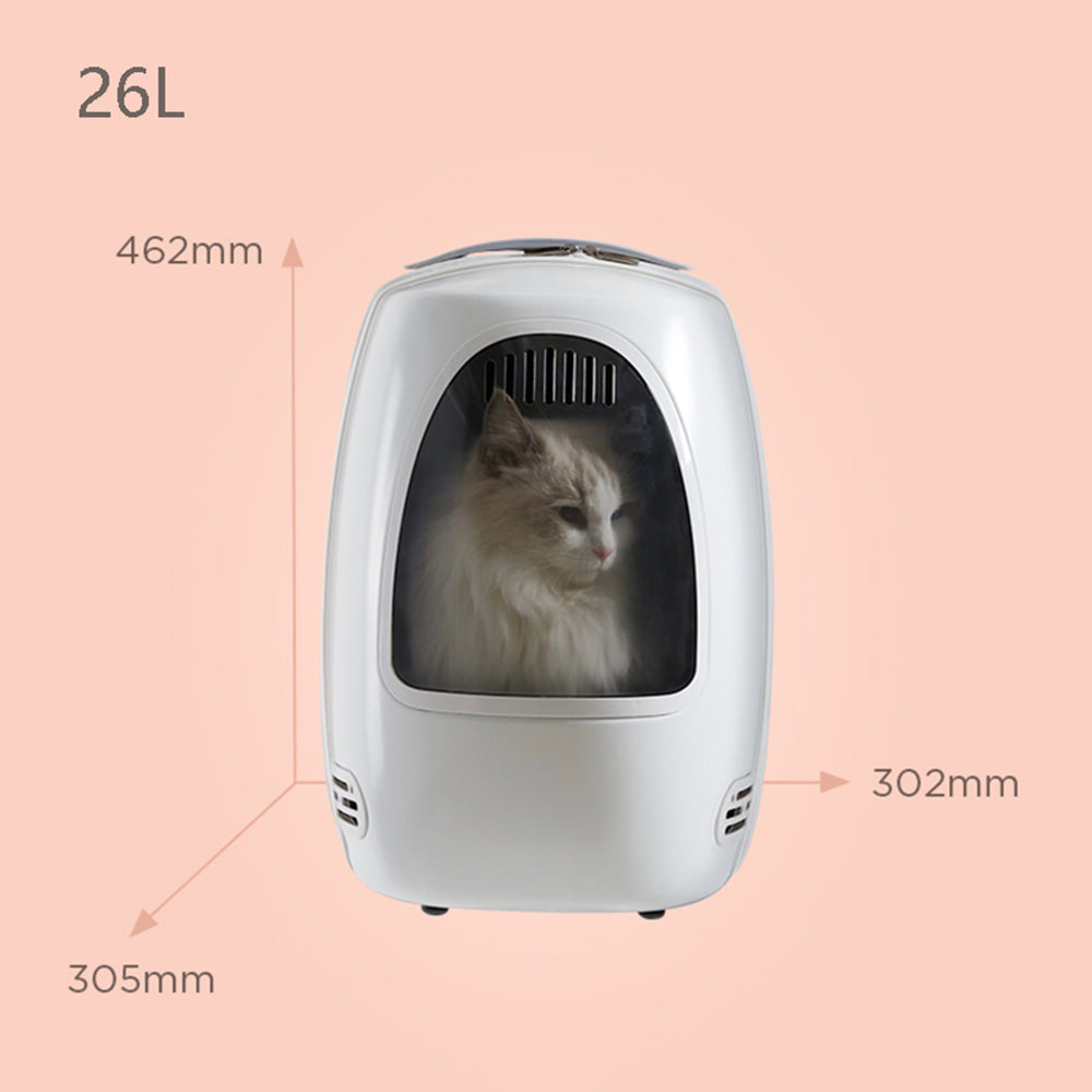 MOESTAR Cat Backpack Carrier Bag Pet Dog Carry Backpack Ventilate Transparent Capsule Backpack for Travel Hiking Outdoors Activities