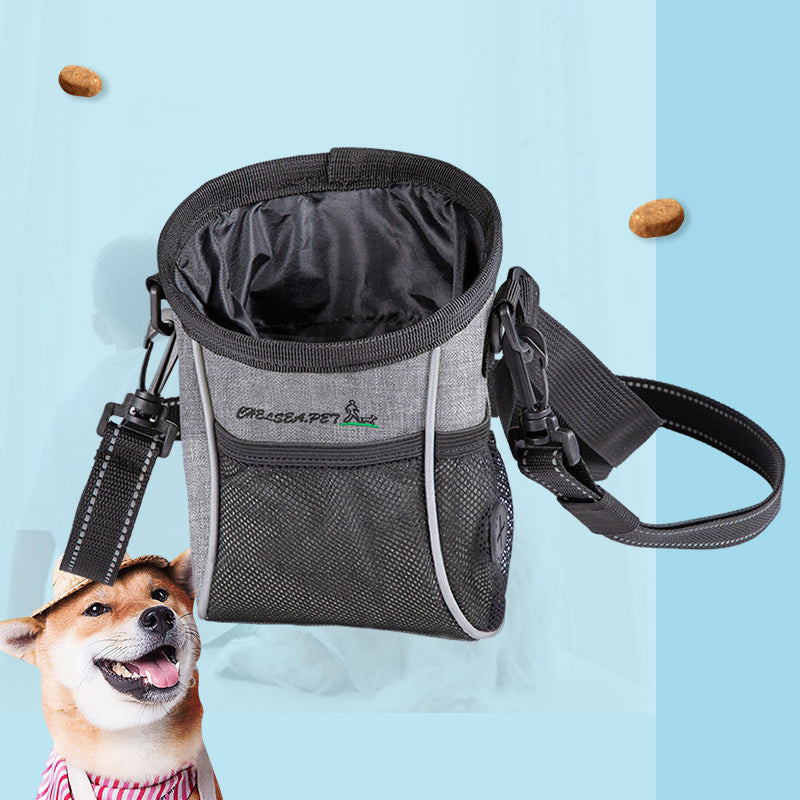 LDLC QS-058 Convenient Training Dog Treat Pouch Pet Waist Bag Drawstring Carries Pet Toys Food Poop Bag Pouch