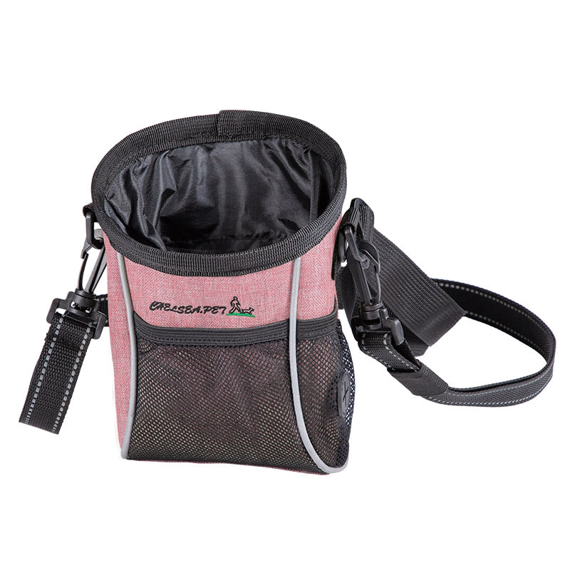 LDLC QS-058 Convenient Training Dog Treat Pouch Pet Waist Bag Drawstring Carries Pet Toys Food Poop Bag Pouch