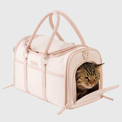 LDLC QS-089 Quality Mesh Design Carrier Dog Carrier Bag Cat Carrier Foldable Pet Carrying Tote Bag Handbag