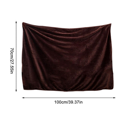 WPT05 USB Heated Warm Shawl Electric Heating Plush Throw Blanket Winter Warm Sofa TV Blanket Heating Blanket Flannel Heated Cape