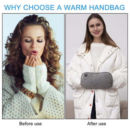 USB Heater Rechargeable Hand Warmer 3 Temperature Control Portable Electric Hand Warmer with Pocket