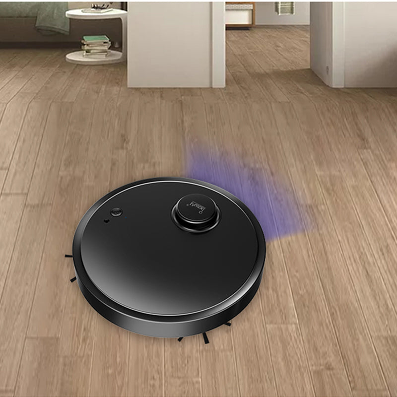 OB12 3-In-1 Smart Sweeping Vacuum Cleaner Robot Rechargeable Floor Sweeper with UV Light