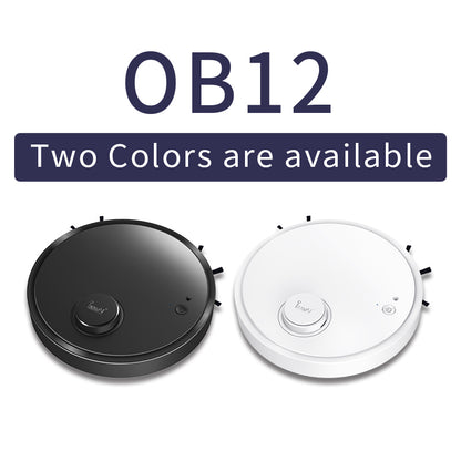 OB12 3-In-1 Smart Sweeping Vacuum Cleaner Robot Rechargeable Floor Sweeper with UV Light