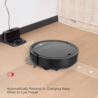 118HW 2500PA Robot Vacuum Cleaner Wireless Smart APP Auto-Recharge Remote Voice Control Sweeping Cleaning Machine