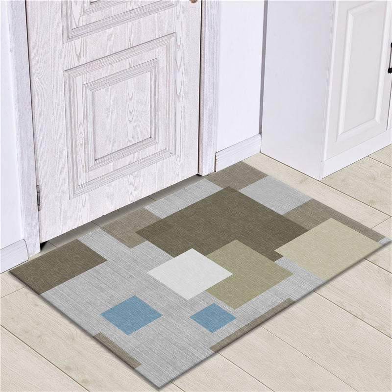 60 x 90cm Nordic Style Non-Slip Soft Floor Mats Absorbent Bathroom Rugs Washable Bath Mats for Bedroom Living/Dining Room