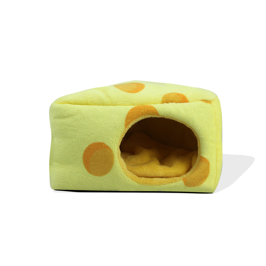 TG-PB081 Winter Warm Hamster Bed Cheese Shaped Pet Sleeping Nest for Small Furry Animal