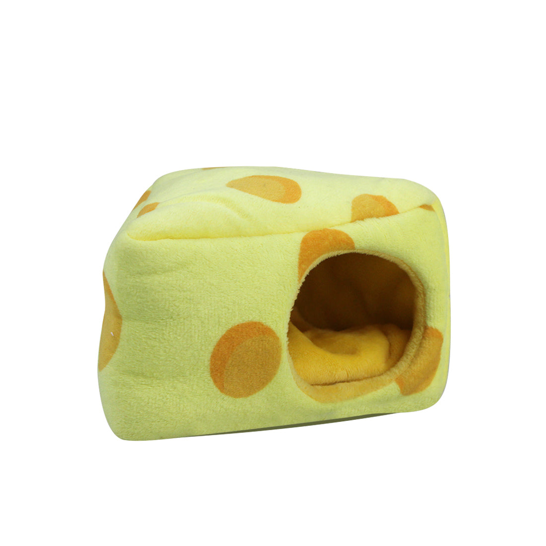 TG-PB081 Winter Warm Hamster Bed Cheese Shaped Pet Sleeping Nest for Small Furry Animal