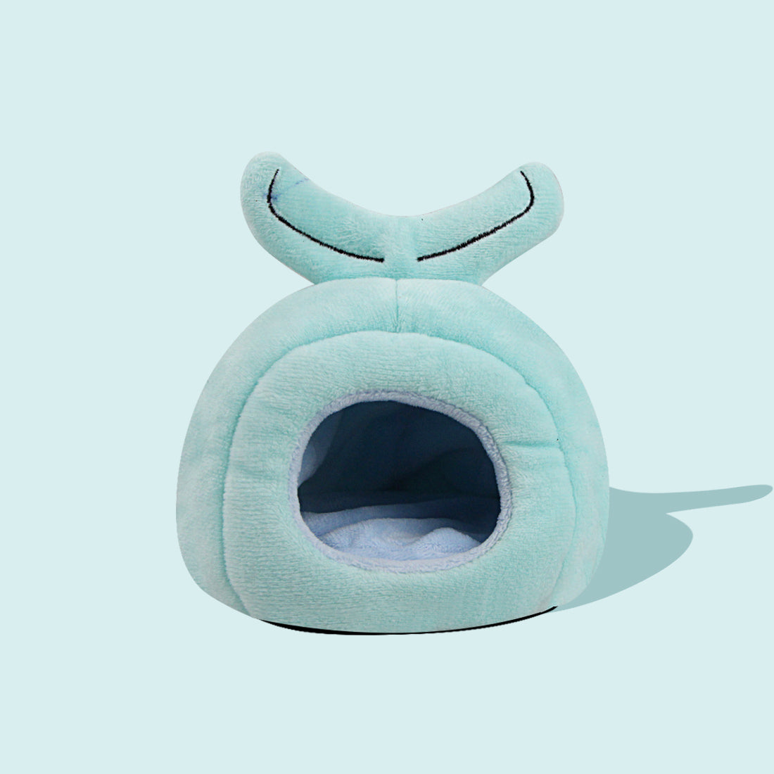 TG-PB079 Whale Shaped Pet Sleeping Nest Winter Warm Hamster Bed for Small Furry Animal