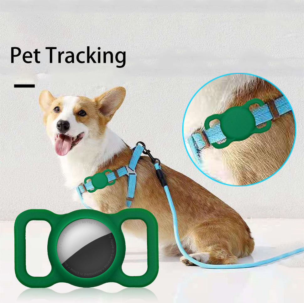 Anti-lost Pet Dog Tracking Locator Silicone Protective Case Cover for Apple AirTag